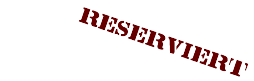 Dieser Artikel ist reserviert reserviert