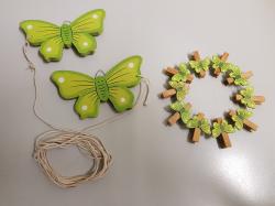 Schmetterlingskette mit 10 Klammern