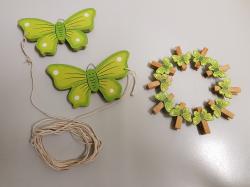Schmetterlingskette mit 10 Klammern Schmetterlingskette mit 10 Klammern