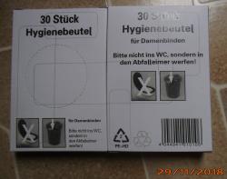 Hygienebeutel Hygienebeutel