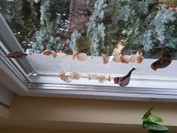 2 Deko-Ketten gegen Vogeltod am Fenster 2 Deko-Ketten gegen Vogeltod am Fenster