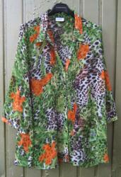 Luftige Bluse im Dschungel-Look, 3/4 Ärmel Luftige Bluse im Dschungel-Look, 3/4 Ärmel