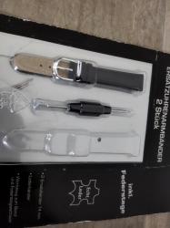 Uhr Armband Leder Ersatzarmband mit Stiften und Ausdrücker Uhr Armband Leder Ersatzarmband mit Stiften und Ausdrücker