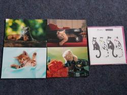 4 Kunstpostkarten + 1 Grußkarte