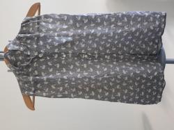 leichte Sommerbluse mit Schwänen leichte Sommerbluse mit Schwänen