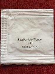 Paprika „Yolo Wonder“ Paprika „Yolo Wonder“