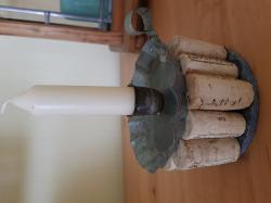 Kerzenhalter aus Korken Kerzenhalter aus Korken