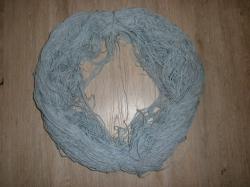 400 g Strang Wolle hell blau 400 g Strang Wolle hell blau