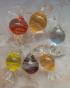 6 Bonbons aus Glas