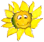 Sonnenblume aus Ton